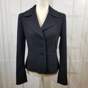 Talbots Notch Collar Three Button Blazer